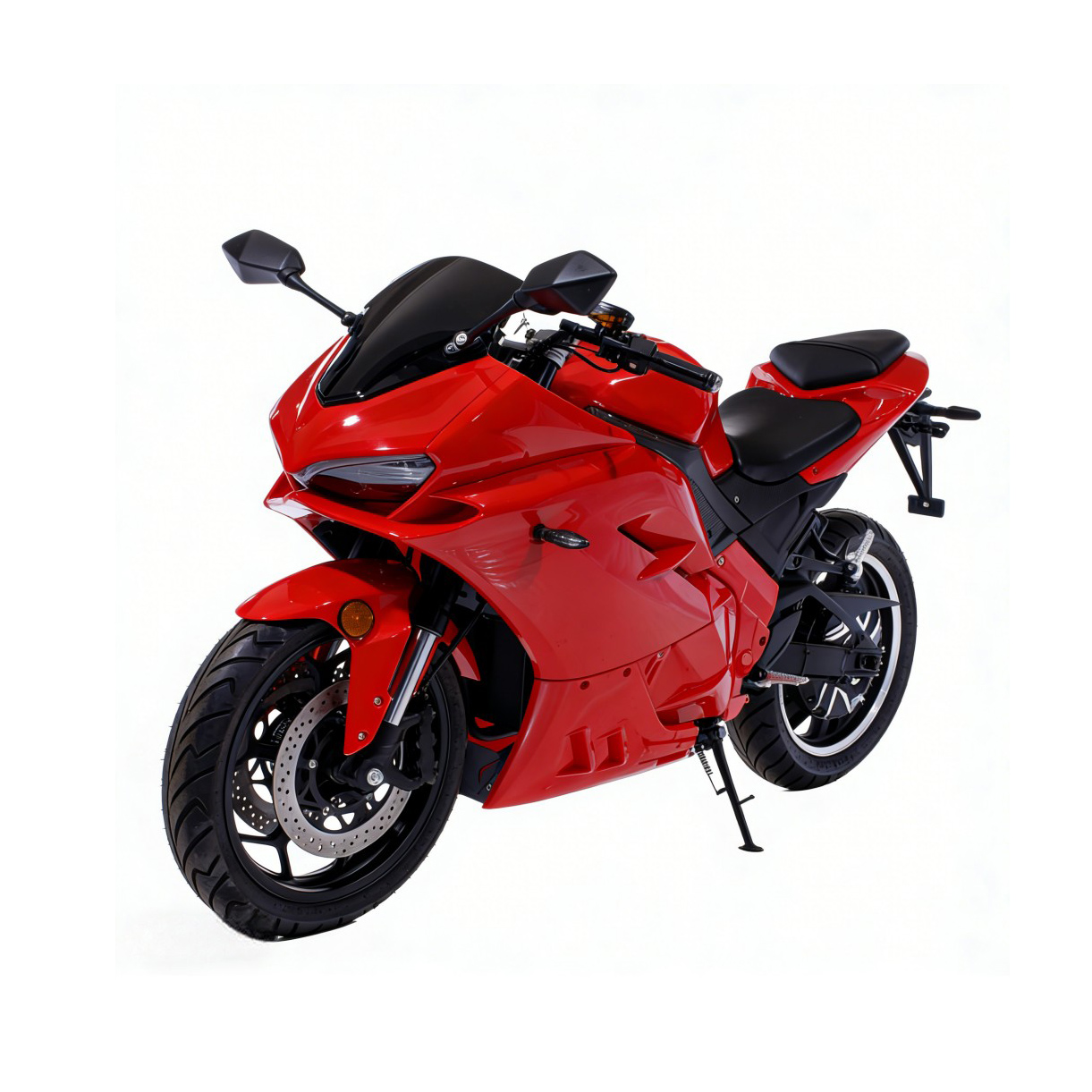 ODF-162 (G8) Moto électrique rouge style sport 5000W-10000W | Vitesse maximale 100-140 km/h | Cruiser intelligent haut de gamme avec charge rapide EU Type 2 et système d'échappement Bluetooth