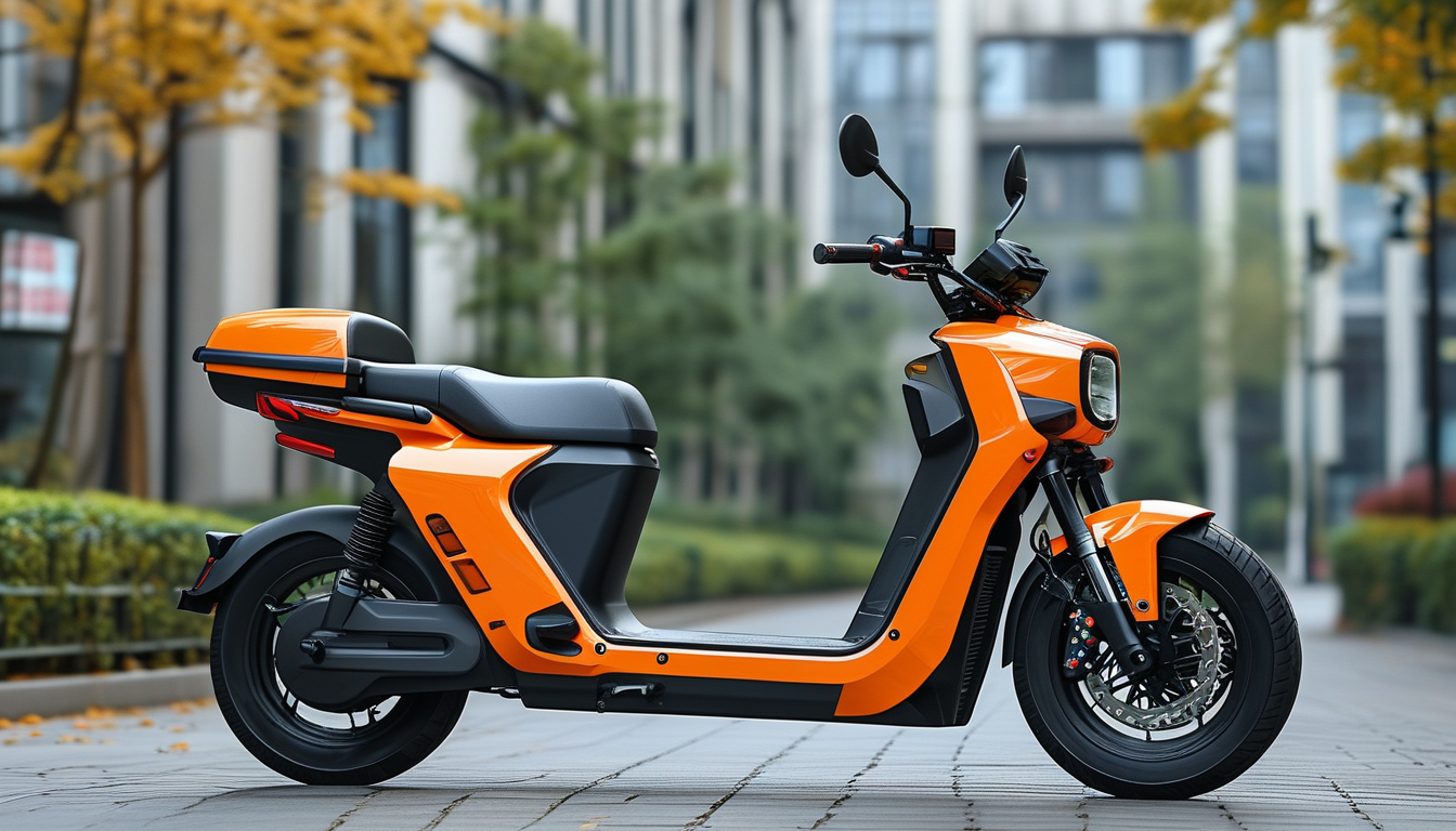 Scooter électrique pour la livraison urbaine
