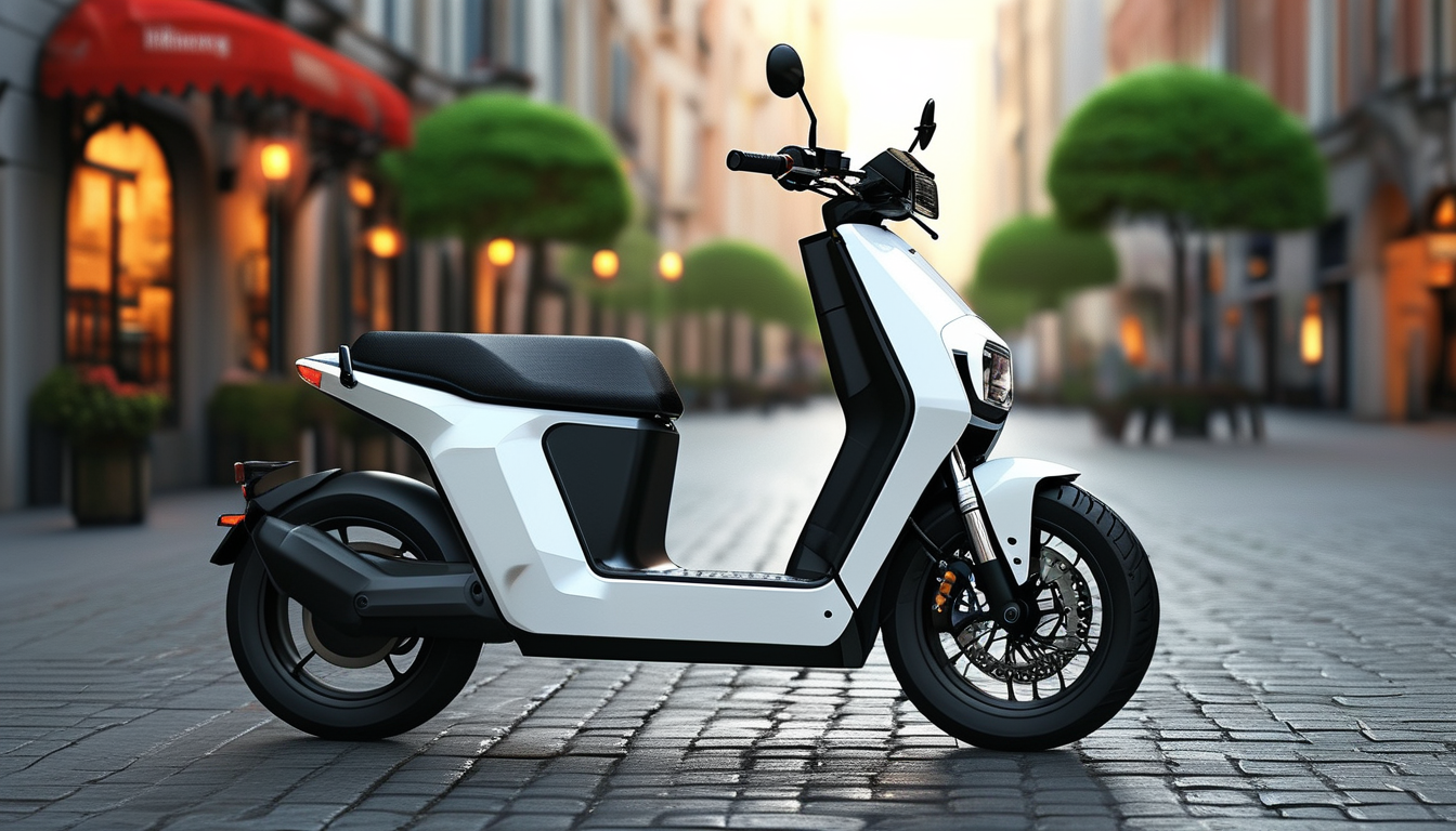 Scooter électrique motorisé pour la livraison urbaine