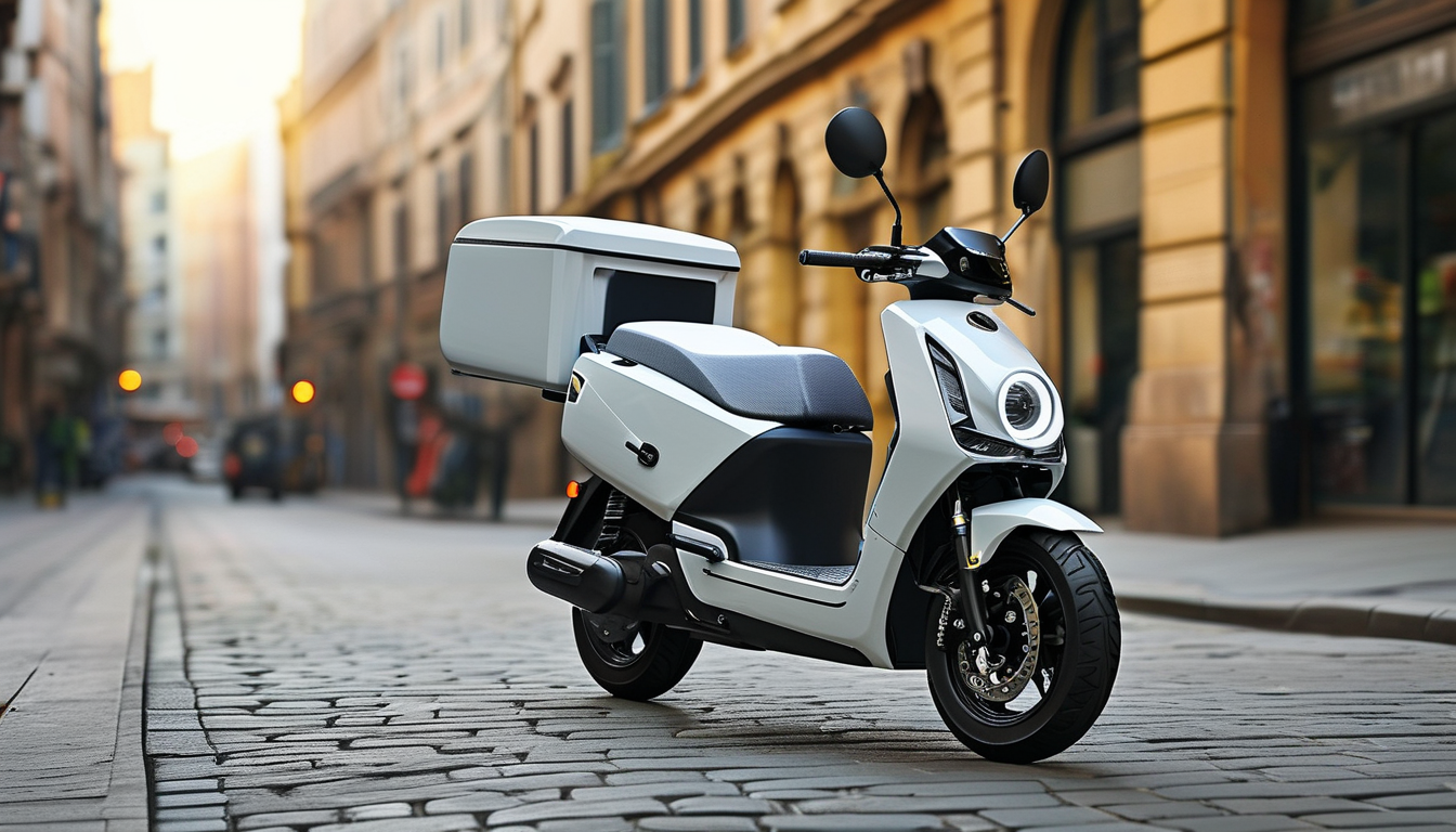 Scooter frigorifique pour la livraison urbaine
