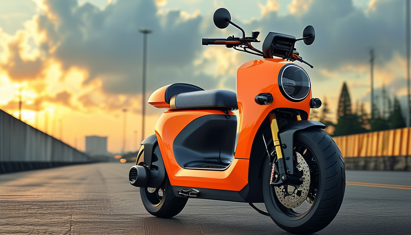 Scooter cargo pour la logistique du dernier kilomètre