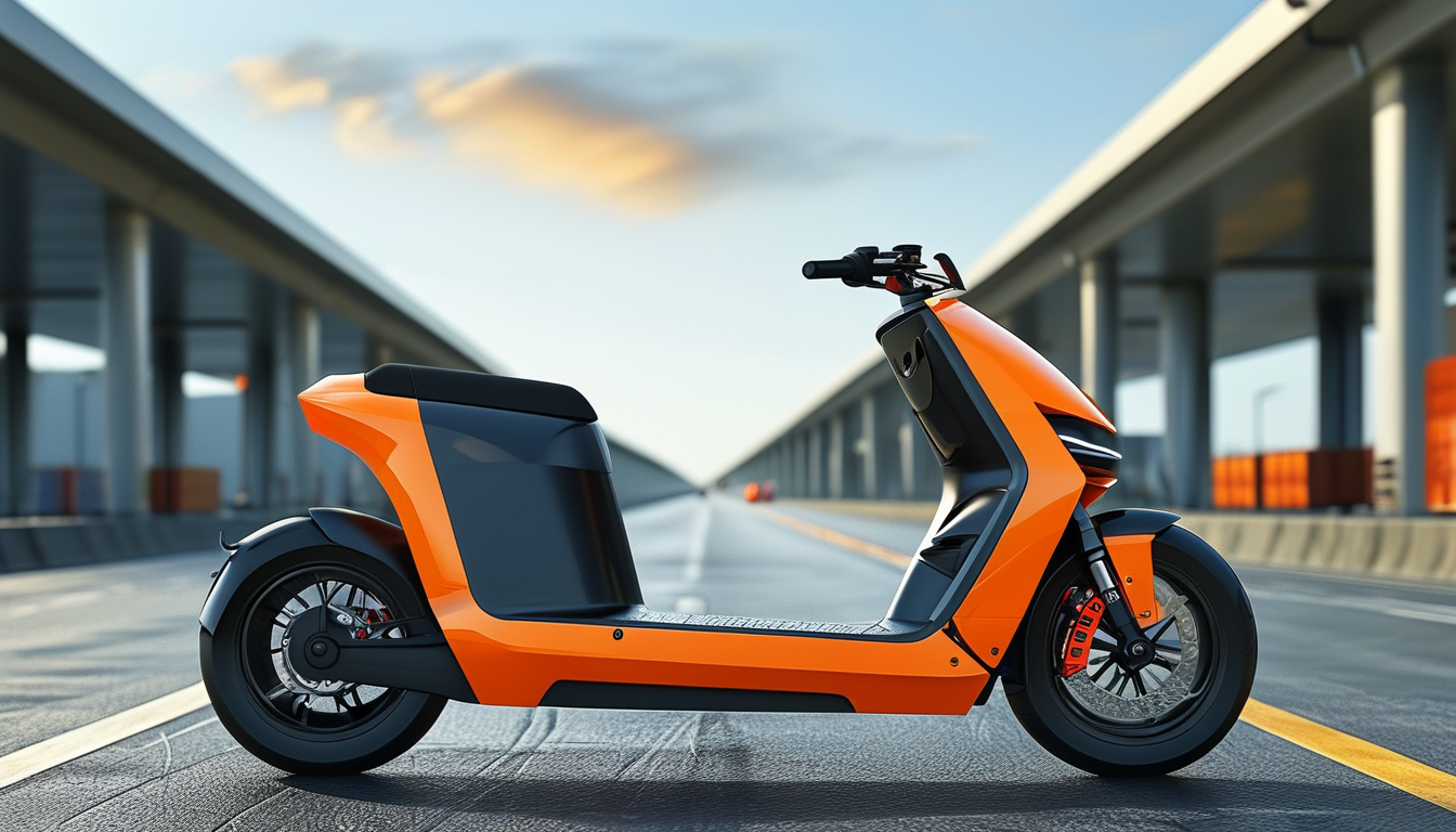 Scooters routiers pour la logistique du dernier kilomètre