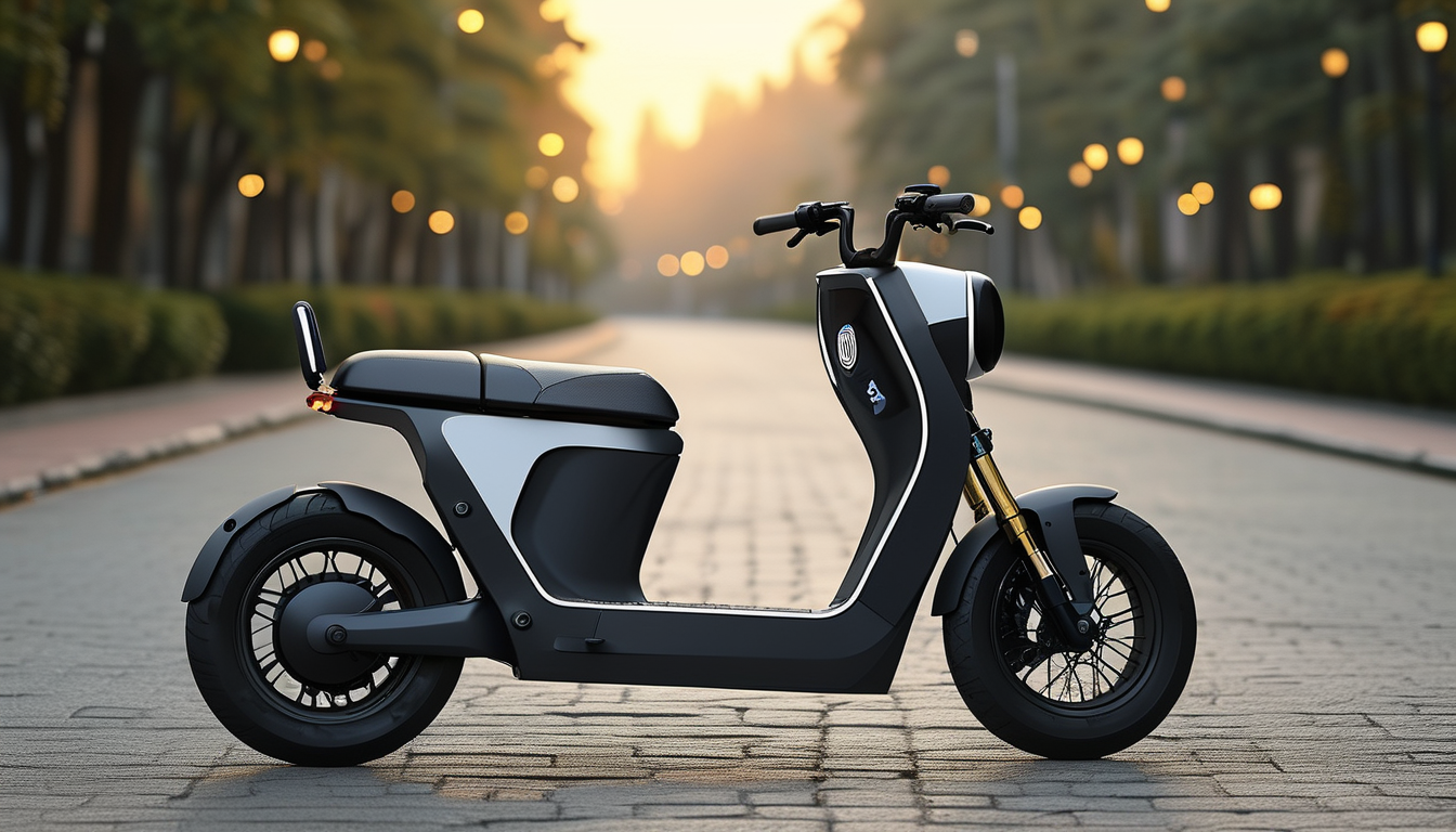 Scooter personnel pour la logistique du dernier kilomètre