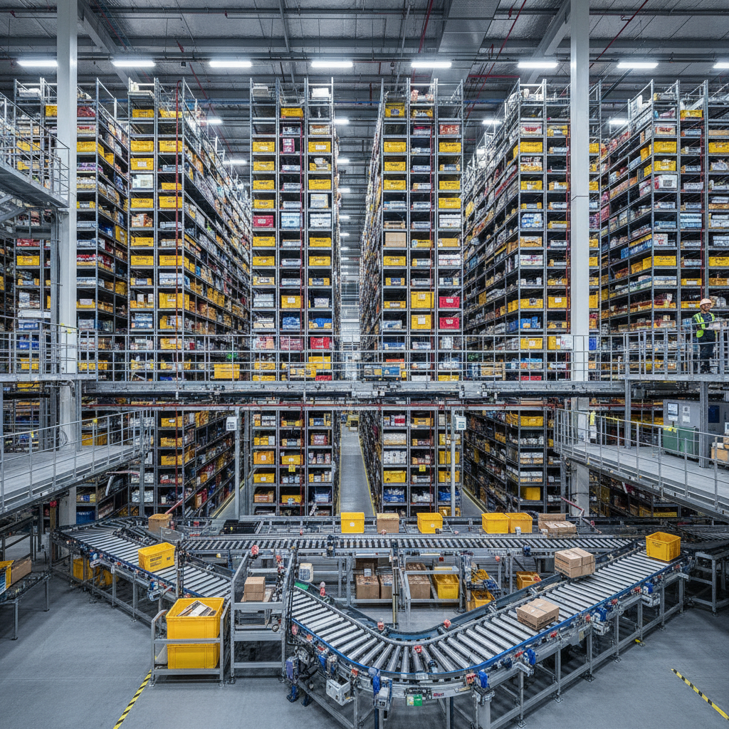 Storage Shelf Machine For High-capacity Inventory Organization In E-commerce Fulfillment Centers
