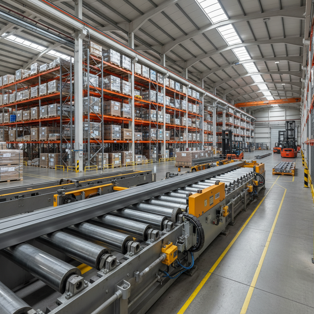 Beam Rolling Machine For Vertical Industrial Heavy Pallet Storage In Multi-level Logistics Distribution Warehouses