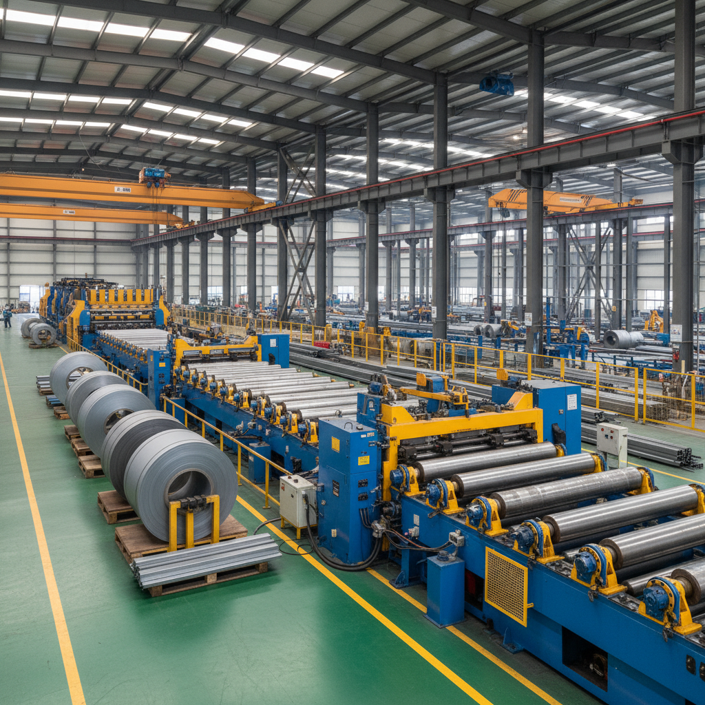 Roll Making Machine For Structural Secondary Load-bearing Framing In Prefabricated Steel Industrial Factories
