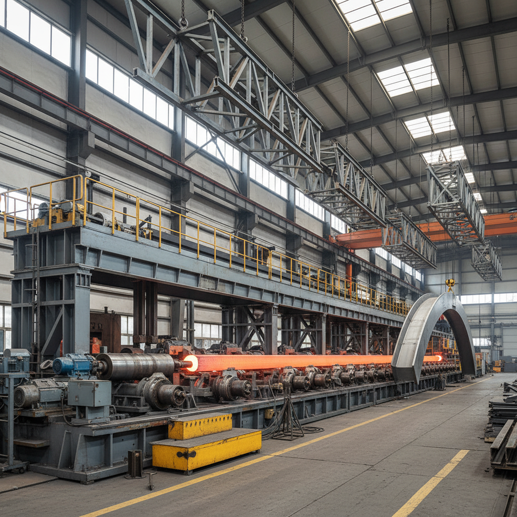 Beam Rolling Machine For Structural Secondary Load-bearing Framing In Prefabricated Steel Industrial Factories