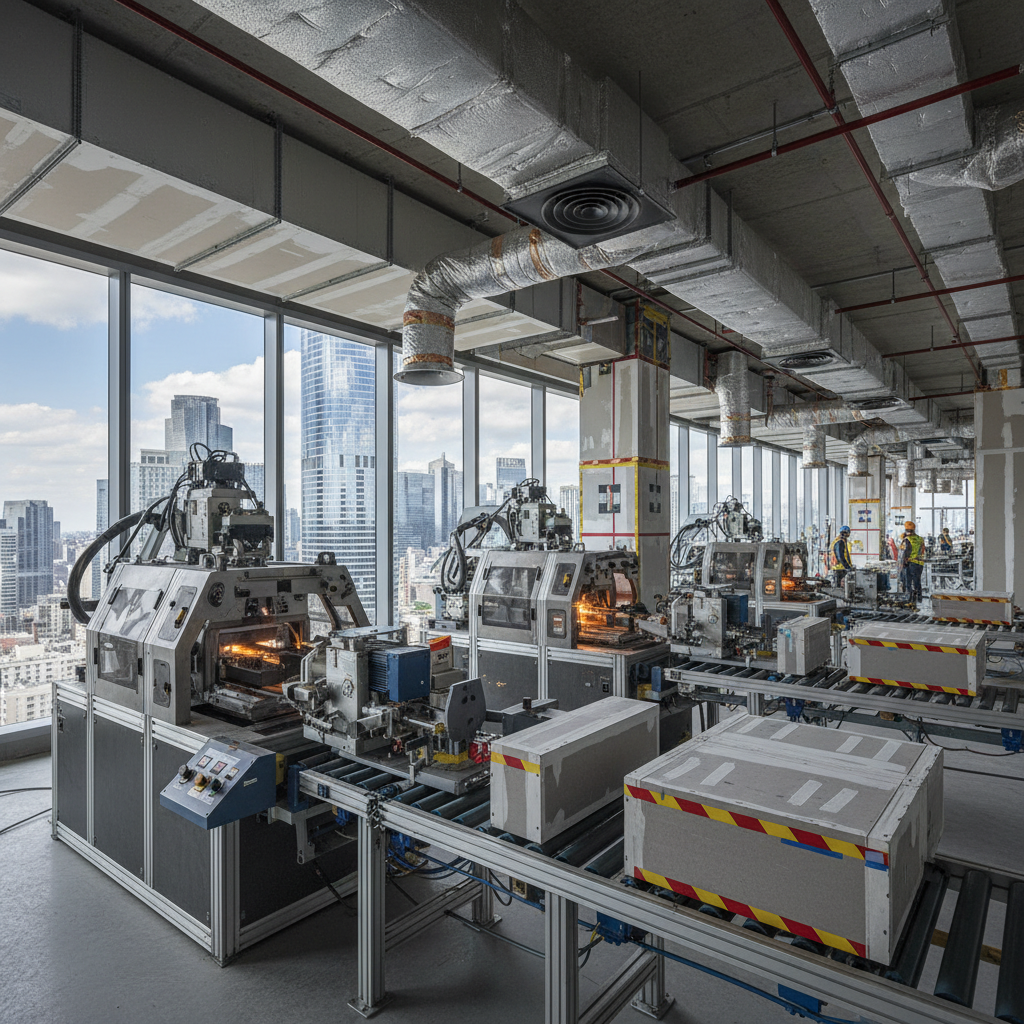 Forming Machines For Passive Fire Containment And Air Safety Isolation In High-rise Commercial Offices