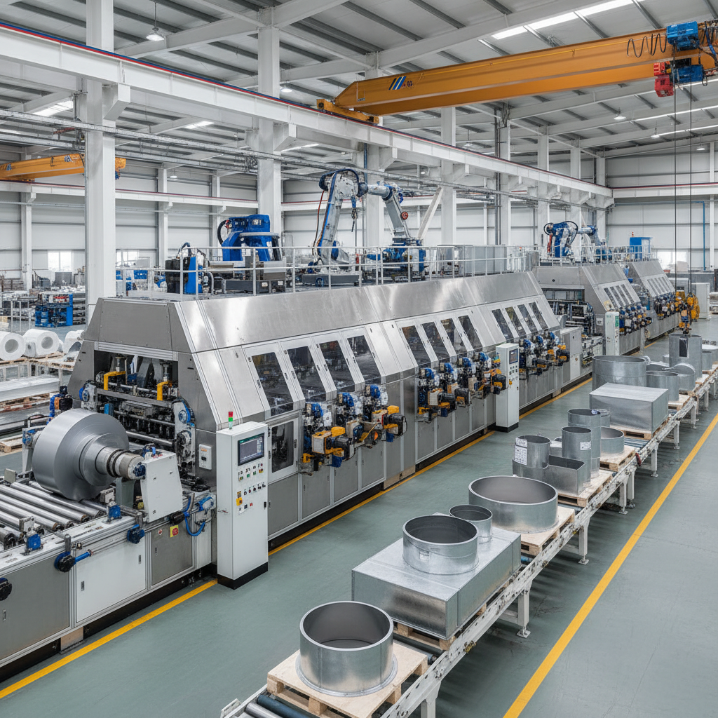 Duct Making Machine For Automated Airflow Management In Centralized Building Ventilation Systems