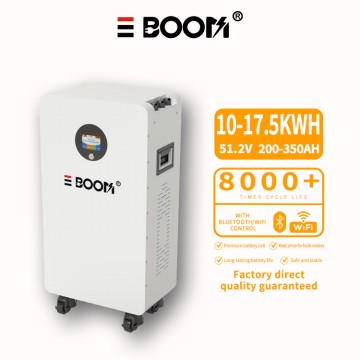 DDP 51.2V300Ah 350Ah LiFePO4 Battery 15kWh 17.5kWh Grade A 8000+ 10Y