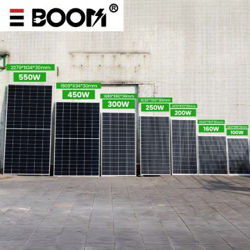 Factory Cheap Single Glass Monocrystalline Solar PV Panel 550 650 700 Watt High Efficiency IP68 Waterproof Off Grid Energy Module