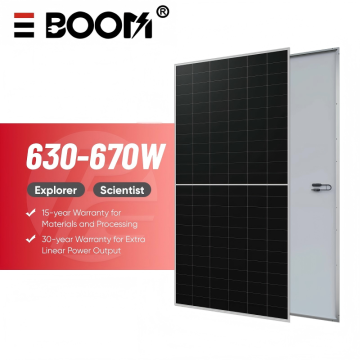 Cost-Effective Single Glass Monofacial Solar Panel 550W 650W 700W Mono Silicon MBB PV Module for Residential & Commercial Power System