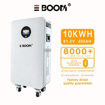 Off-Grid Wheeled Lithium Iron Phosphate Storage Battery 10kWh 15kWh | 200Ah 300Ah, 8000+ Cycle Life, Smart BMS System