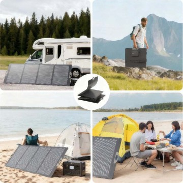 300W 400W 500W 600W 700W Foldable Solar Panel, Lightweight Portable Solar Panel for Power Station, Customizable