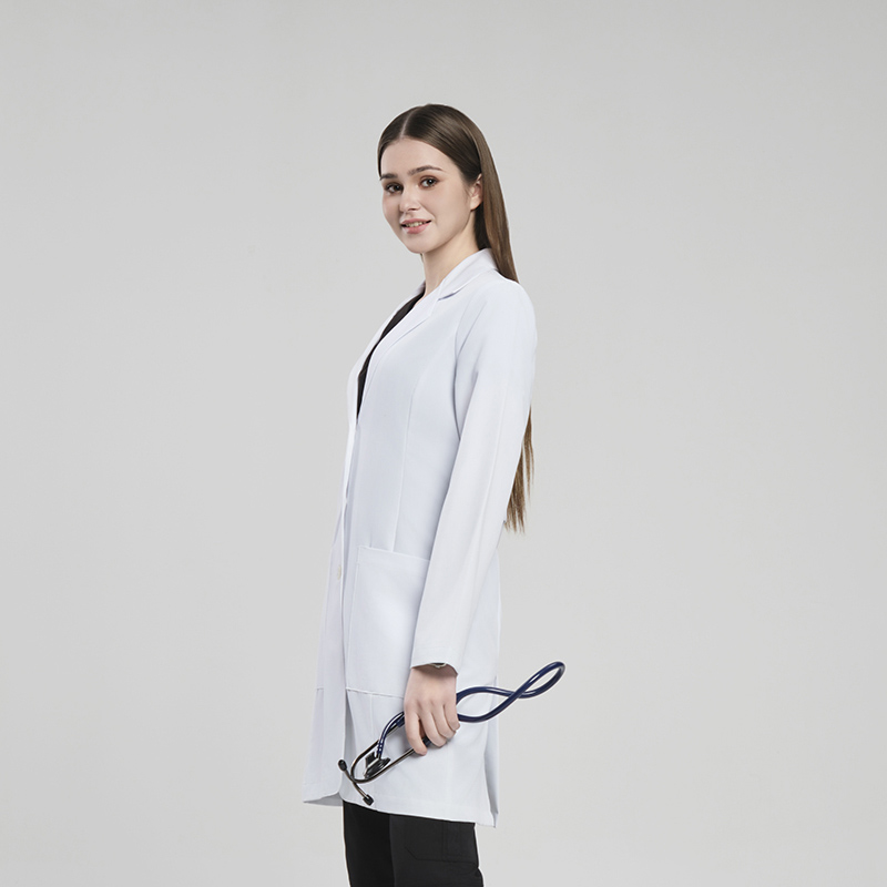 White Sanxia Lab Coat for Dental Offices