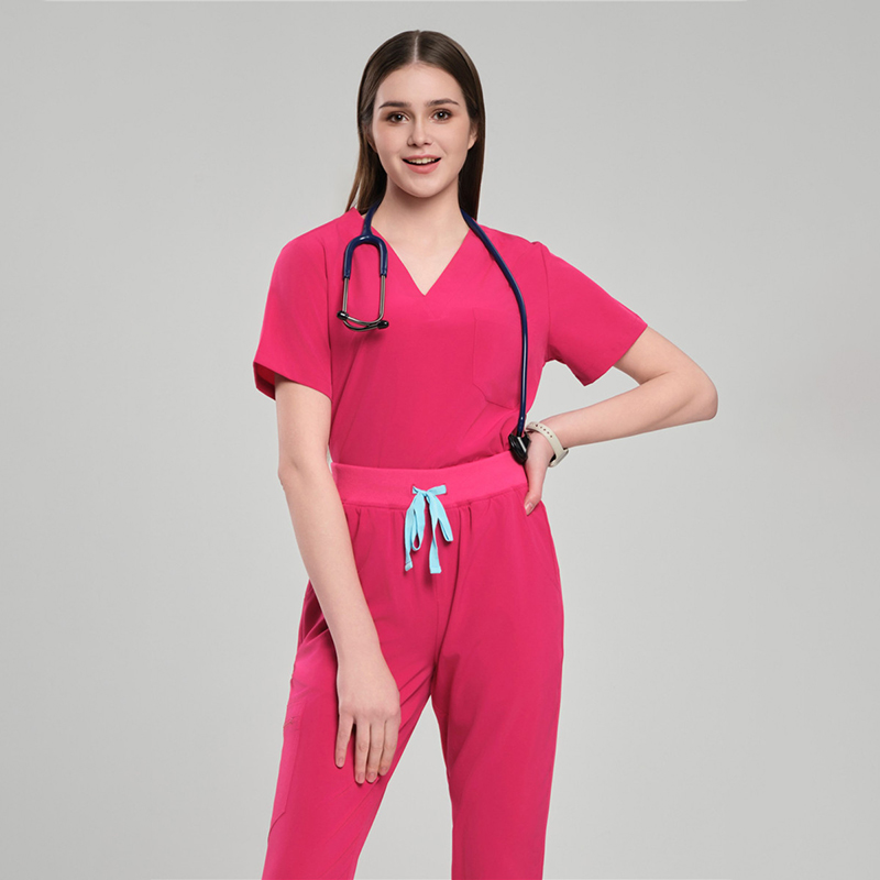 Fuchsia Sanxia Scrubs Women for Dental Offices