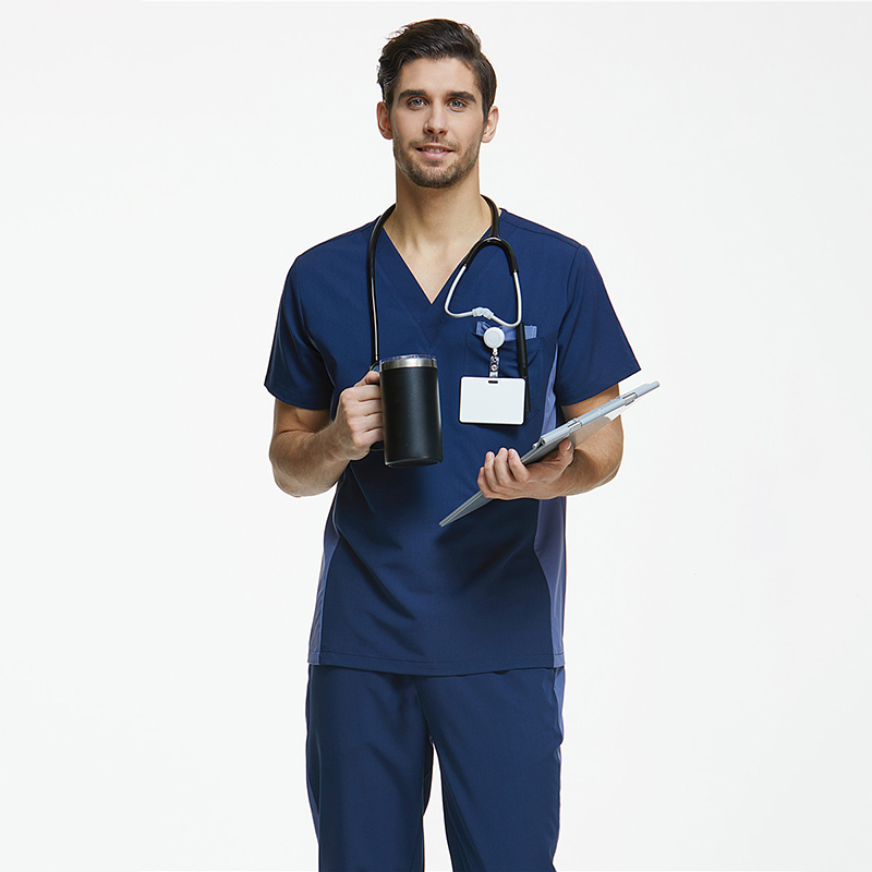 Navy Sanxia Scrubs Men Set for Dental Offices