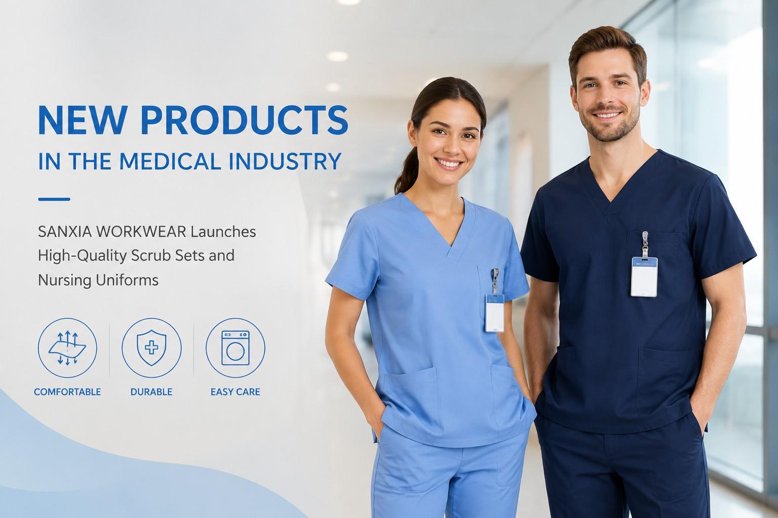 New Products in the Medical Industry: SANXIA WORKWEAR Launches High-Quality Scrub Sets and Nursing Uniforms
