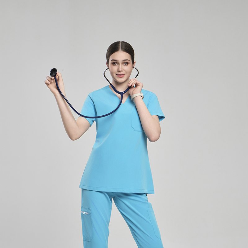 Turquoise Sanxia Scrubs Women Set for Dental Offices