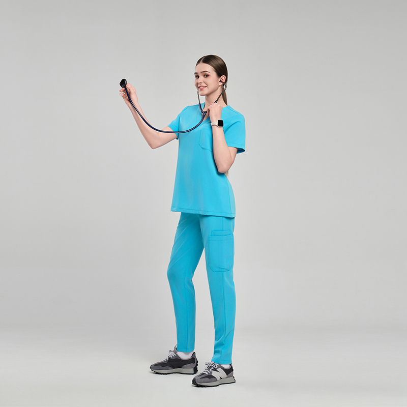 Turquoise Sanxia Scrubs Women Set for Dental Offices (3)