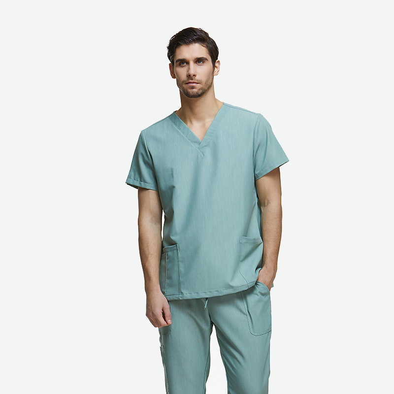 Men’s Teal Sanxia Scrub Set for Dental Offices