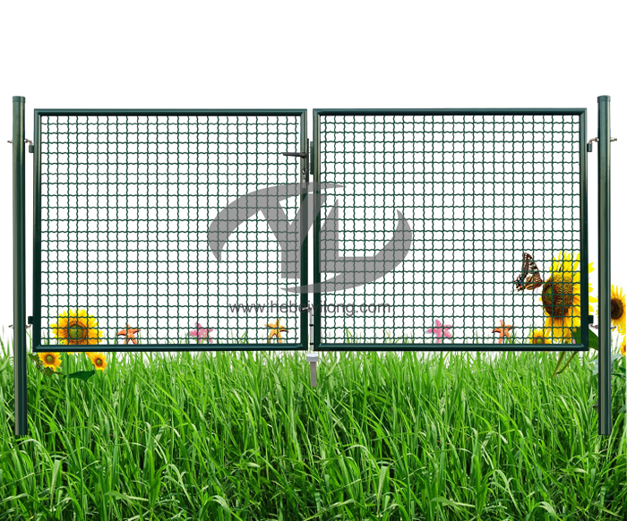 Standard double metal garden Gate