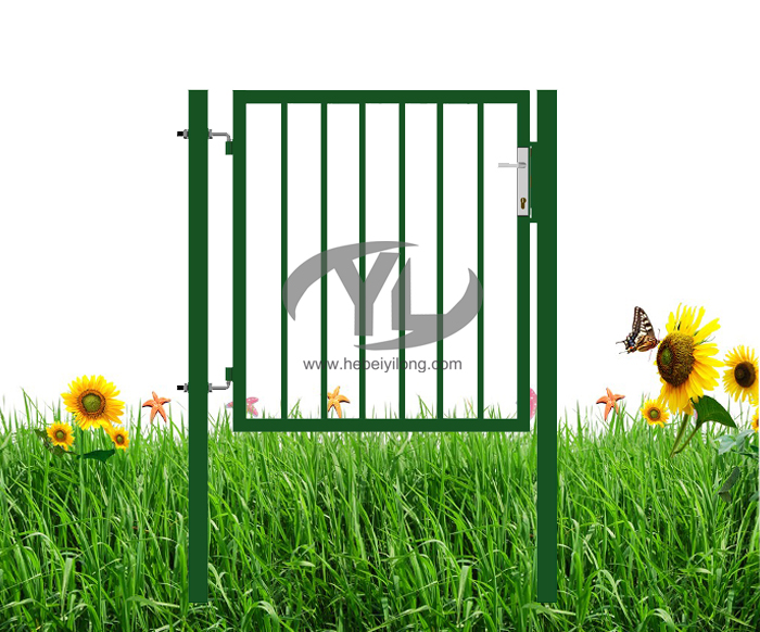 Super strong metal pipe welded garden gate