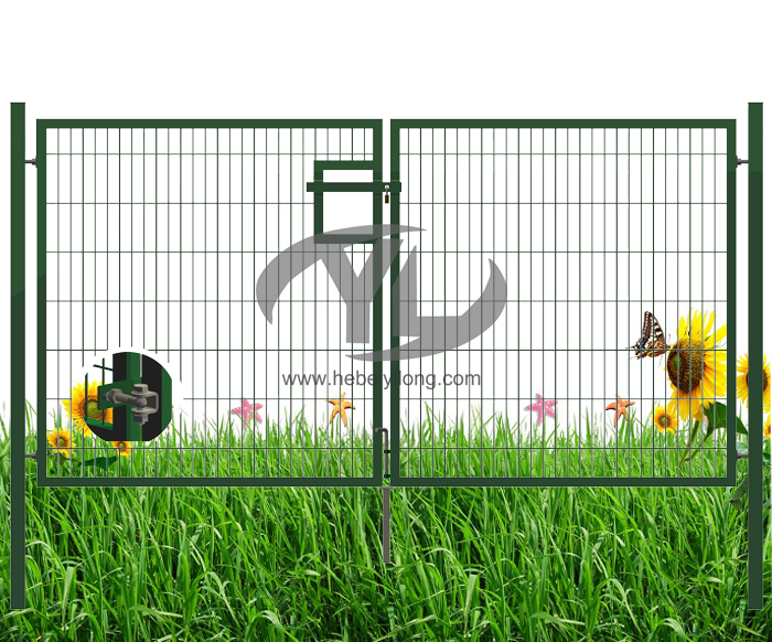 Super strong metal gate Russian double gate 