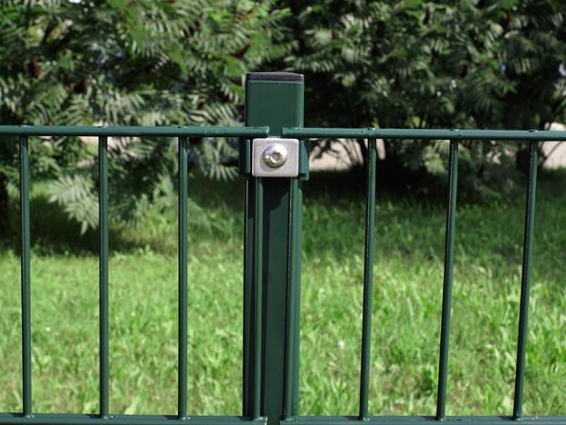 Square post for fence panel