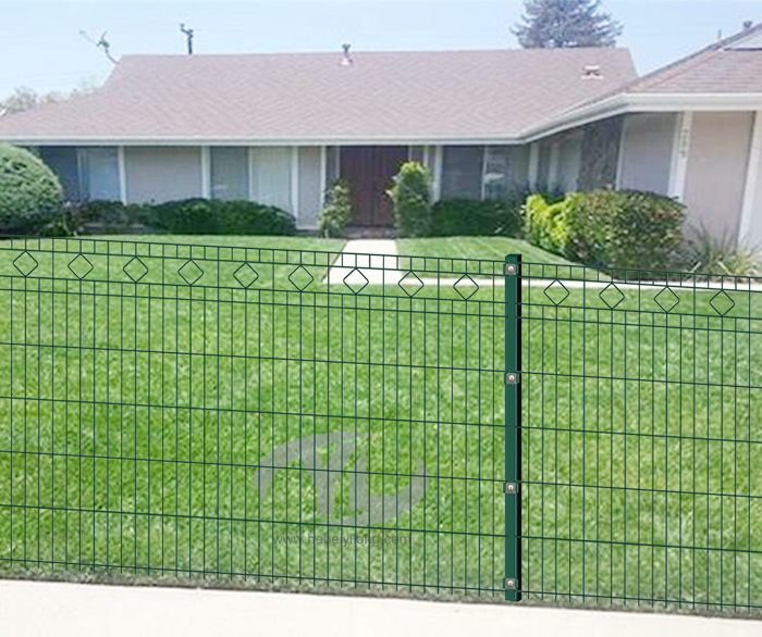 Decoration double wire panel fence