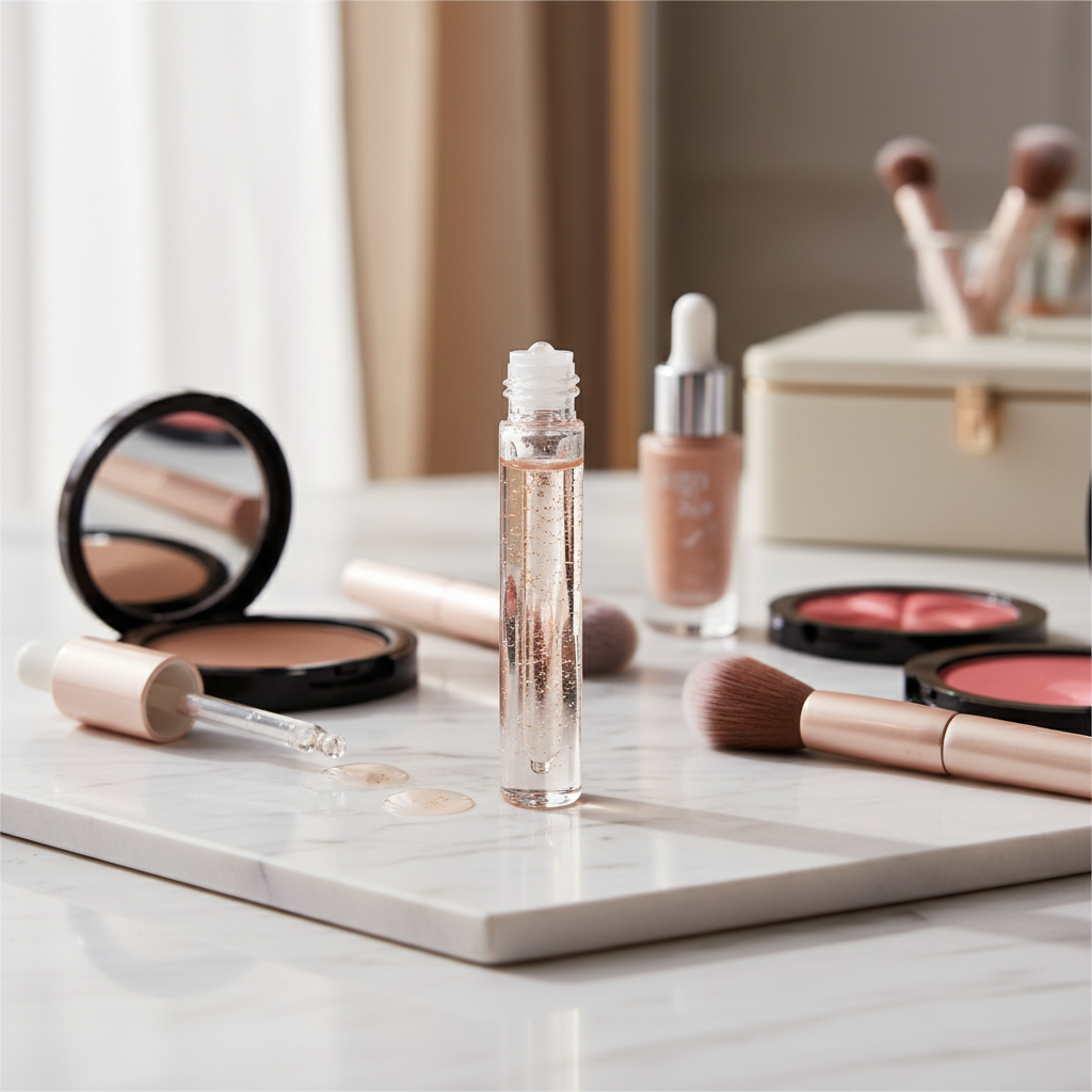 Koleksi Minyak Bibir Label Persendirian Untuk Solekan Muka