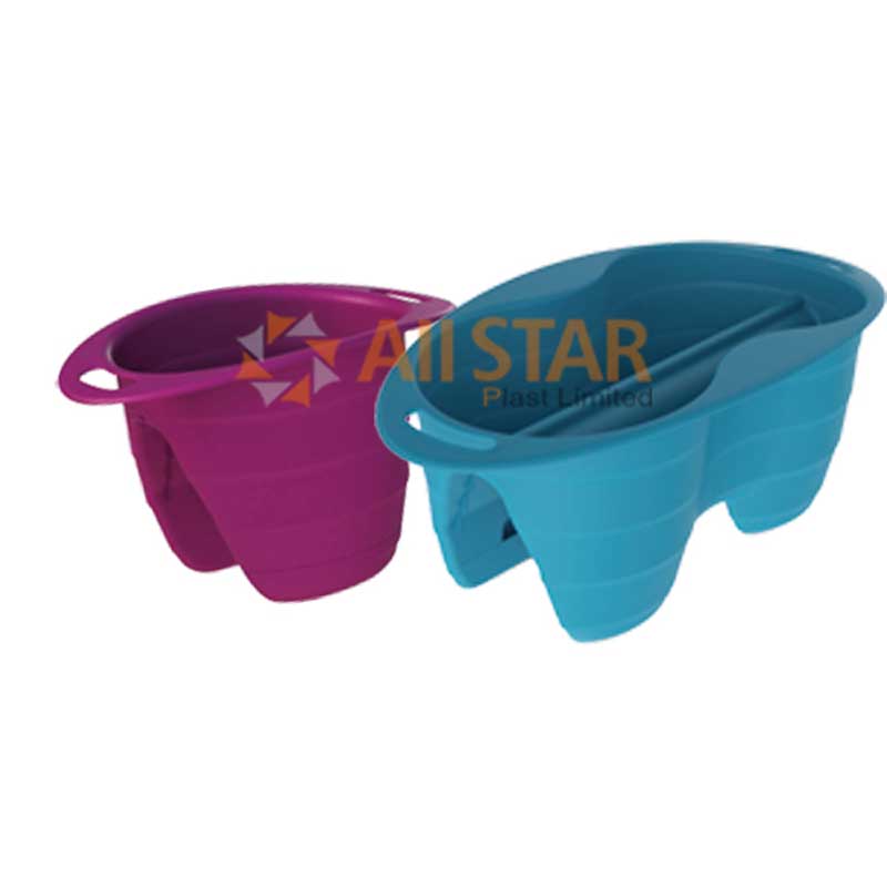 Plastic Garden Rattan Flower Pot Mold