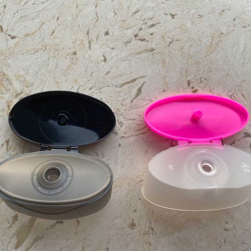Two Color Flip Top Shampoo Cap Mould