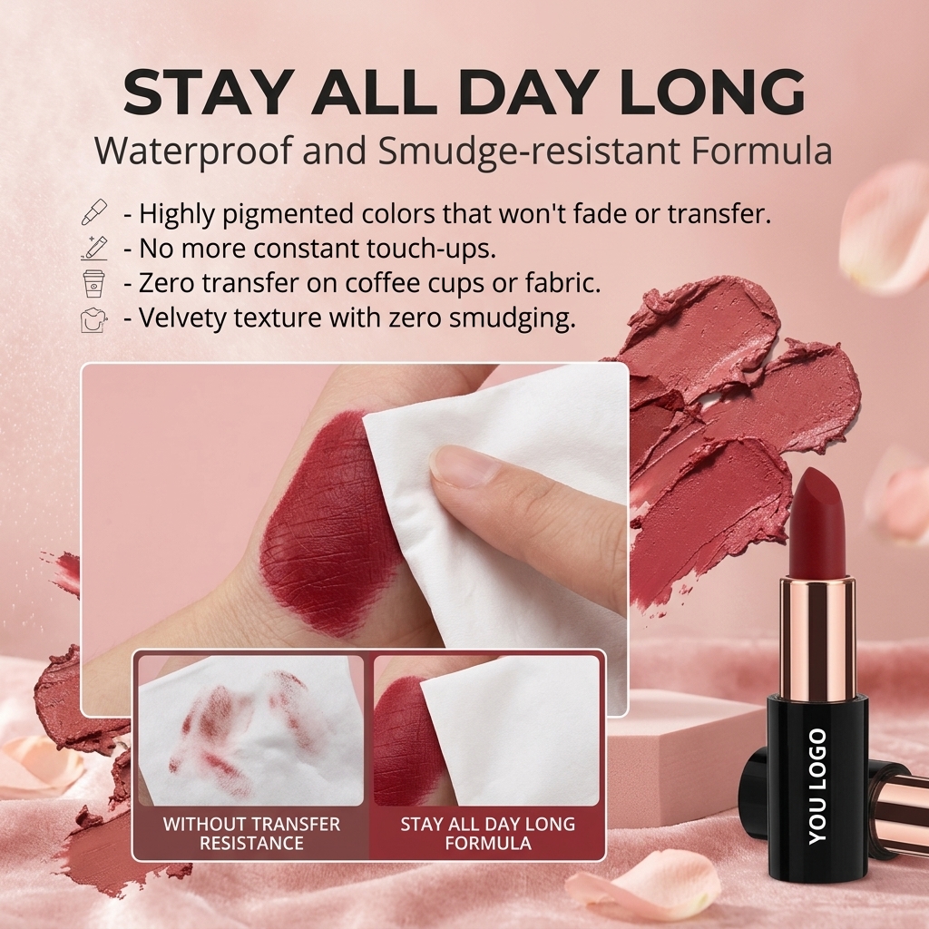 Smudge Proof Matte Lipstick OEM-product