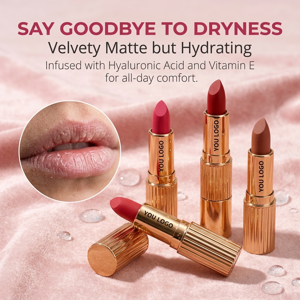 Velvet Matte Hydrating Lipstick OEM-product