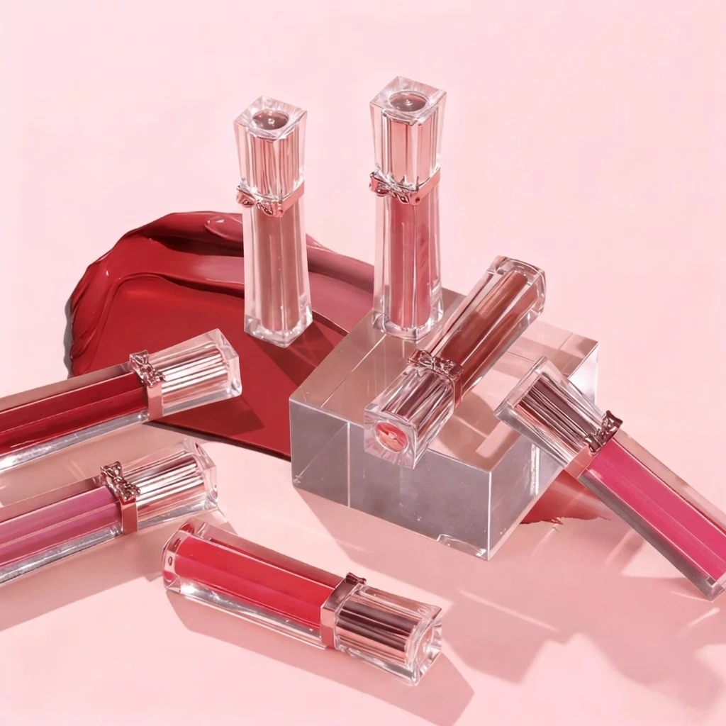 Custom High-quality 20 Colors Glitter Liquid Lipstick Private Label Cosmetics OEM Moisturizing Makeup Product Glossy Lip Gloss