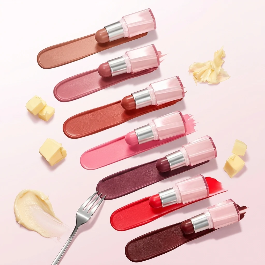 OEM ODM Makeup Long Lasting Cream Custom Logo Butter Blush Stick Face Lip Eye Cosmetics High Pigment Private Label Blush