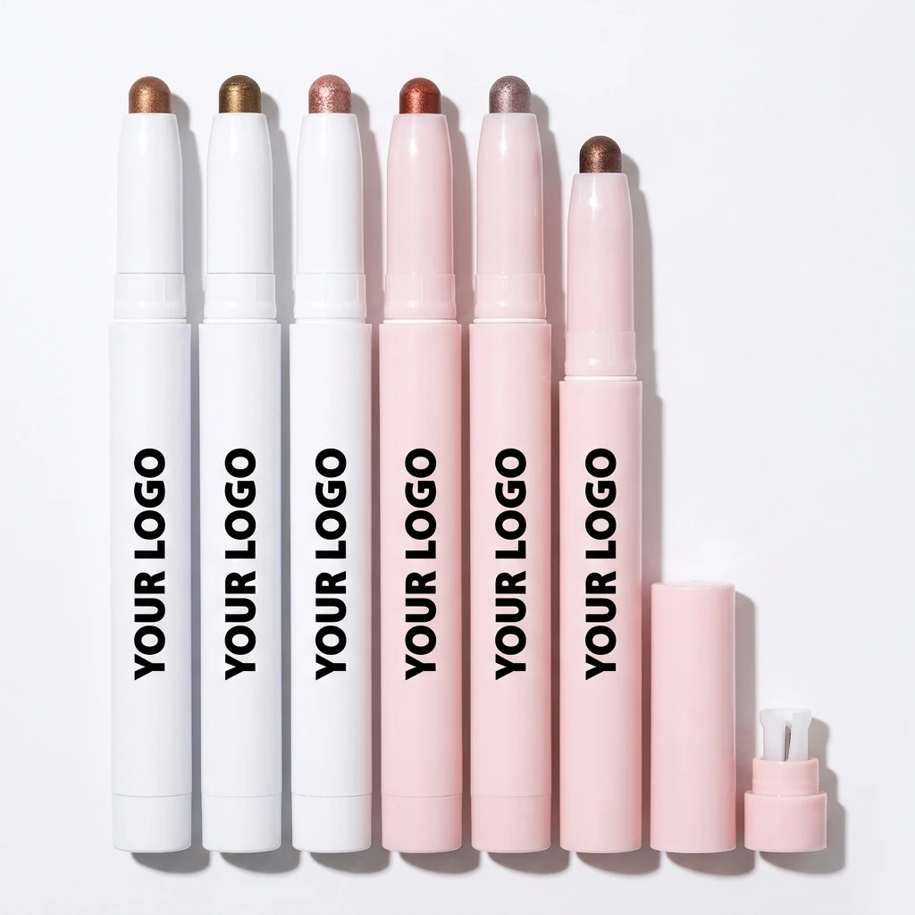Customizable OEM High Quality Makeup Eye Shadow Custom Private Label Long Lasting Pigment Multichrome Eyeshadow Stick