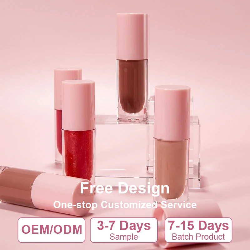 OEM Vegan Lip gloss Wholesale Lipgloss Gloss Private Label Customization Lip Oil Plumper Gloss Vendor Lip Care Custom Logo