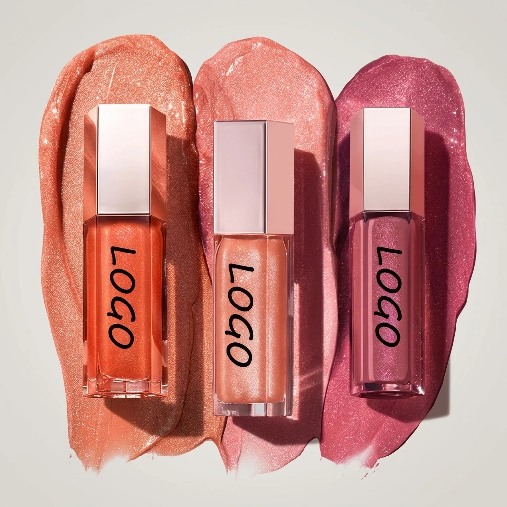 Customizable OEM Moisturizing Vegan Glossy Shining Natura Lip Gloss Private Label Custom Logo Lipstick Lip Gloss