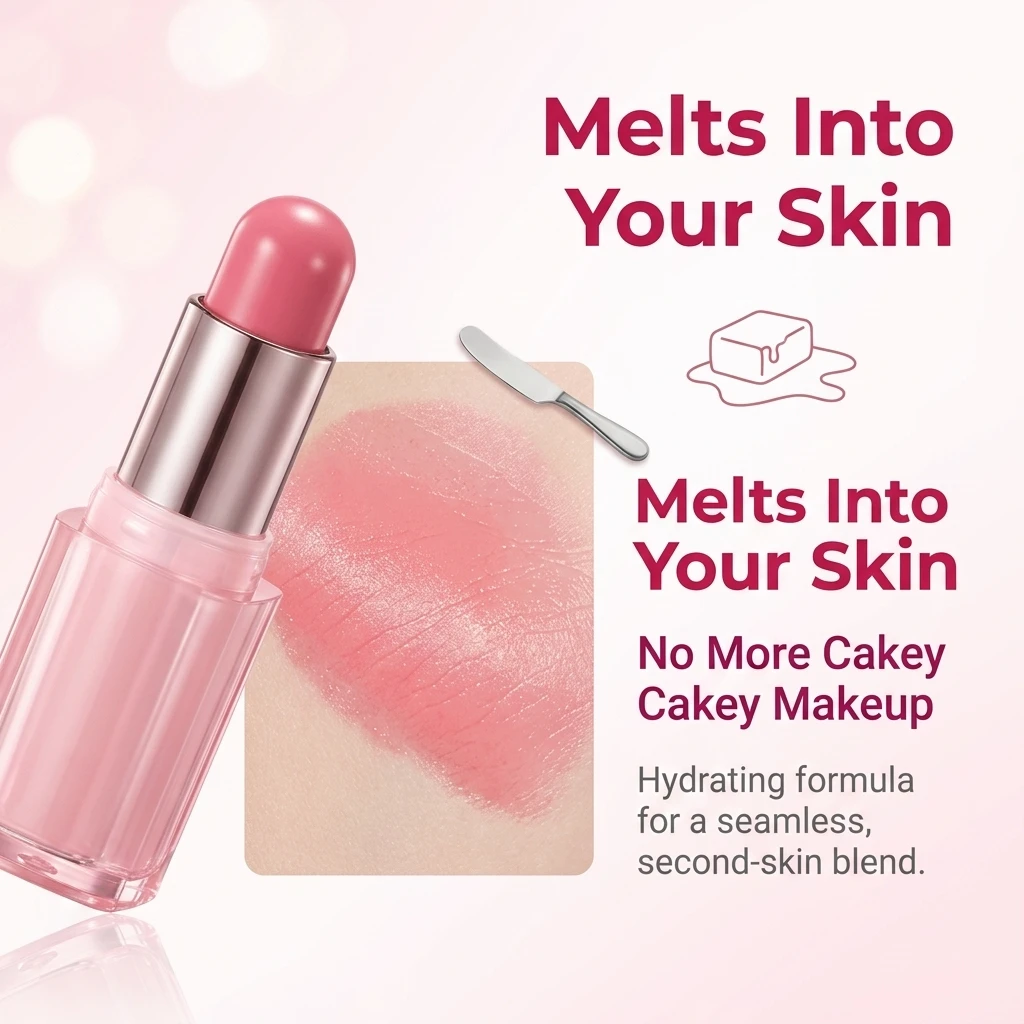 Luxury Butter Blush Stick Face Lip Eye OEM