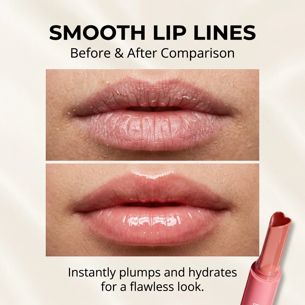 Custom Hot Selling Custom Logo Vegan Pink Heart Lipstick Press Non-Sticky Gloss Lip Balm High Hydrating Shiny Gloss Tint Stick