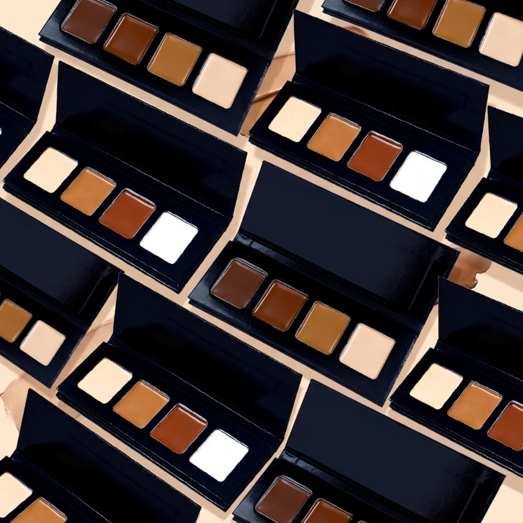 Custom Makeup Natural Waterproof Full Coverage Foundation Cream Contour Palette Vegan Private Label Brow Concealer Palette