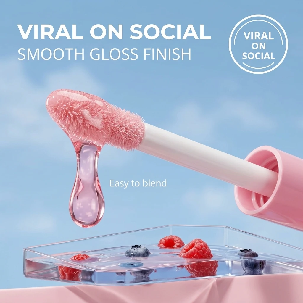 OEM Fruit Vegan Lip Plumpe Gloss Private Label Cute Lip Gloss Oil Bulk Customise Lip Oil Gloss Wholesale Customizable Lipgloss