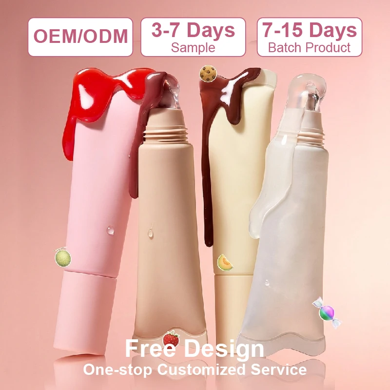 OEM Custom LipGloss Strawberry Cheesecake Candy...