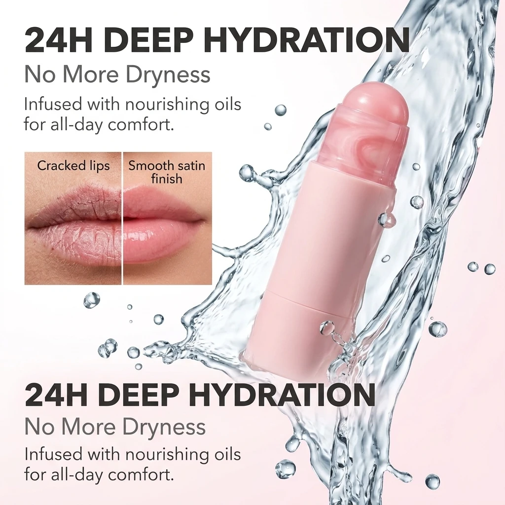 Custom Makeup 4 Colors Creamy Lipstick Set Moisturizing Plumping Glossy Lipstick Set Non-Sticky Vegan Lipstick Private Label