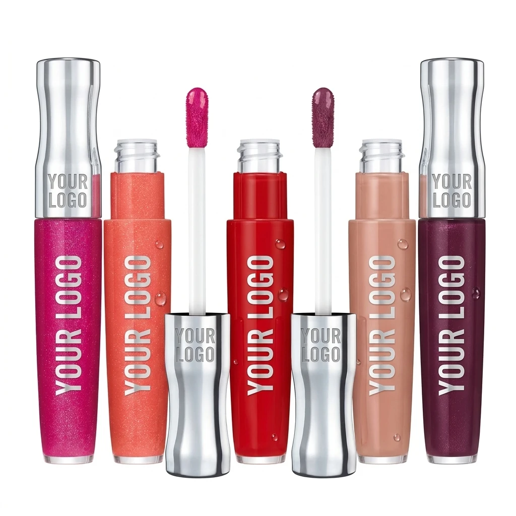 High Quality Custom Lip Gloss Wholesale Lip Gloss with Glitter High Shine Lip Lustre Gloss for Private Label Cruelty-Free