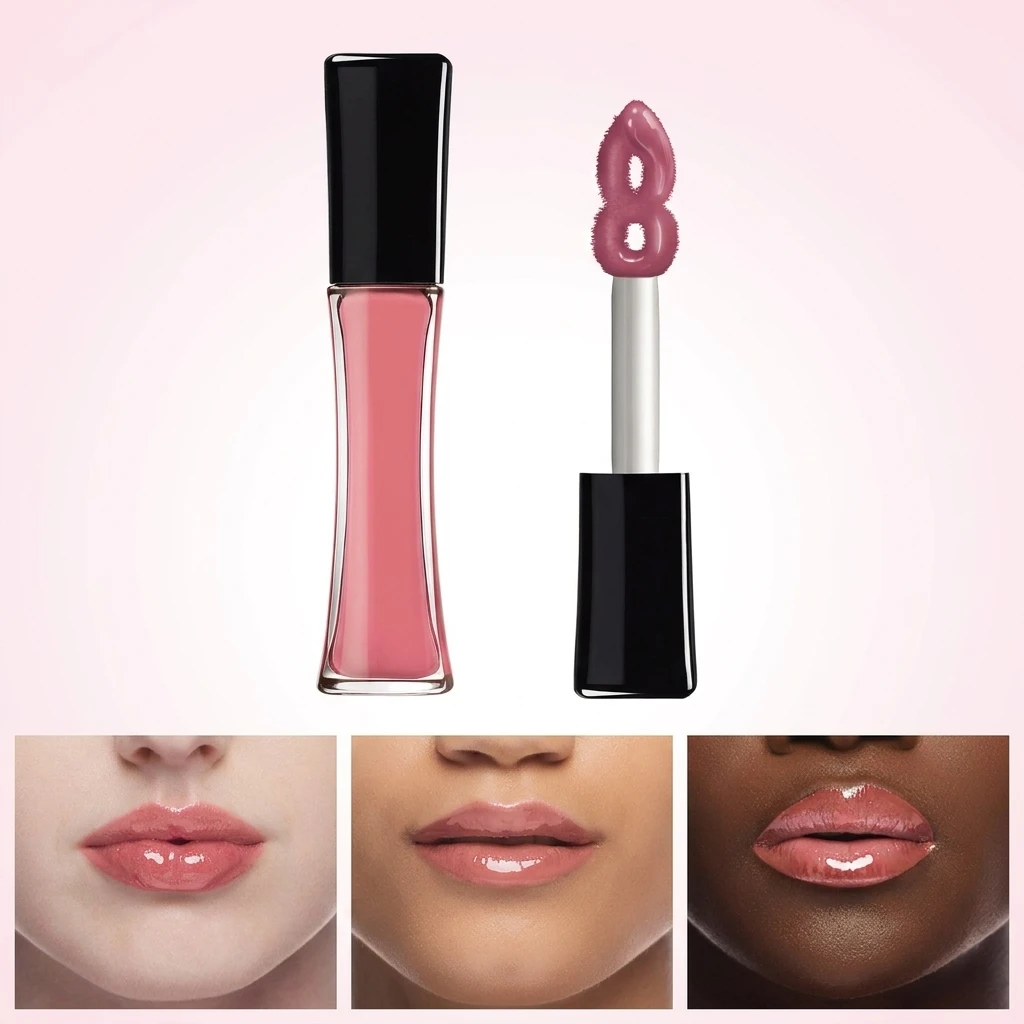 Manufacturer Custom logo Vegan Water Tint Lip Gloss Pigmented Colors Not Drying Private Label Moisturizing Glossy Lip Gloss