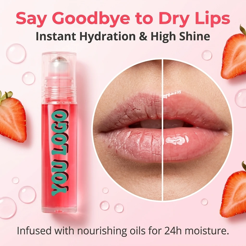 Roll‑On Fruity Lip Oil OEM