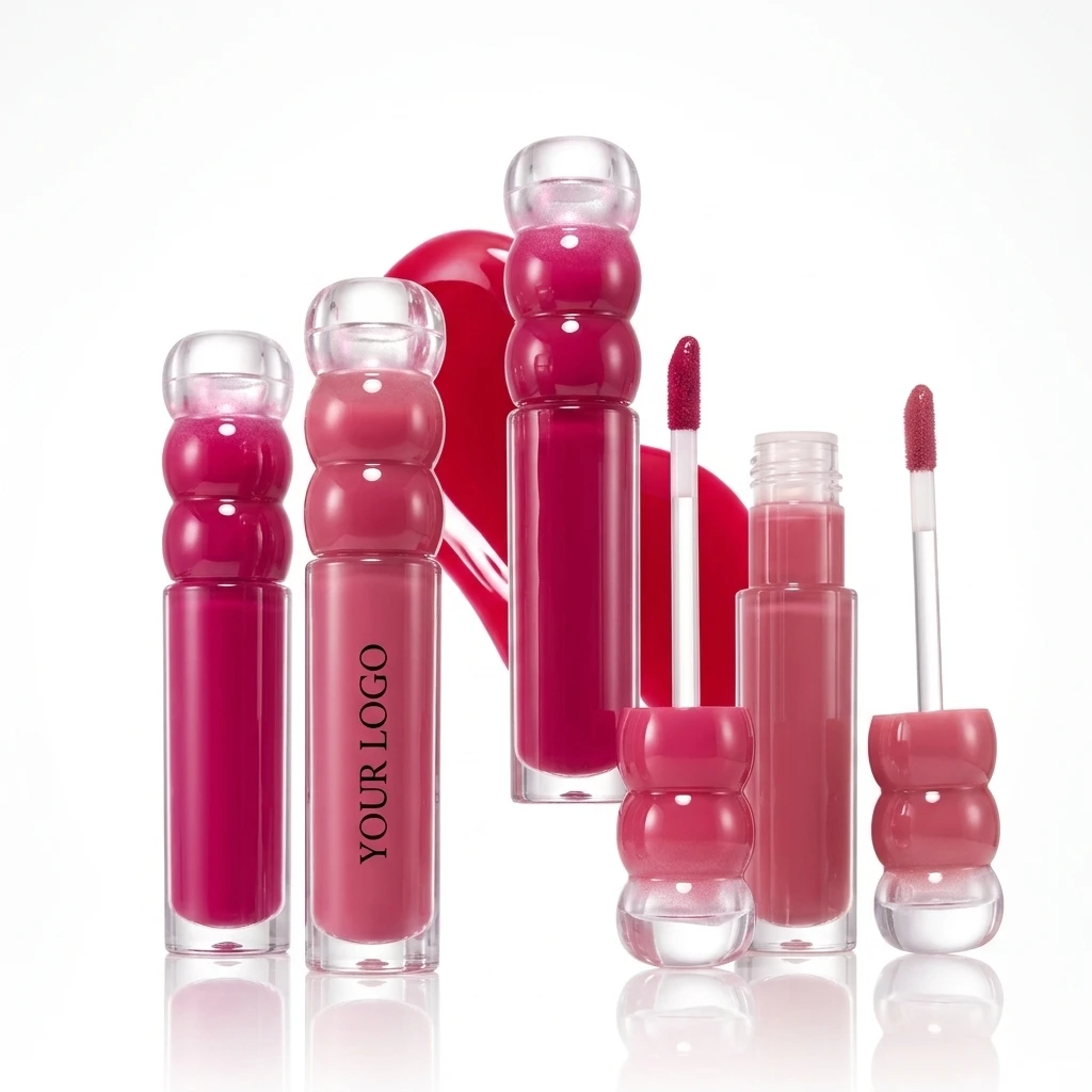 Hot Seller Lightweight Vegan Lip Stain & Gloss with Hydrating Watercolor Finish Long Lasting Sunscreen Travel Size Custom Logo